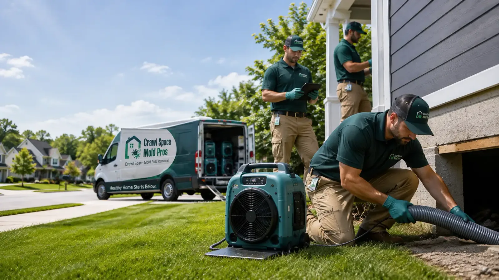 Crawl Space Mold Removal in Bridgeton, IN